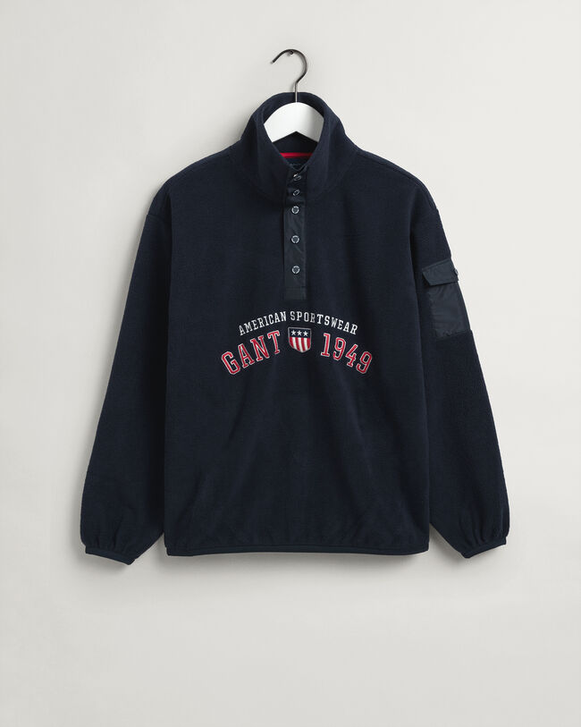 Retro Shield Polarfleece-Shirt