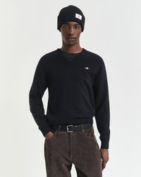 Superfine Lambswool V-Neck Pullover