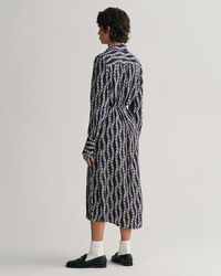 Chain Print Wickelkleid