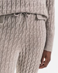 Zopfstrick Hose aus Wolle