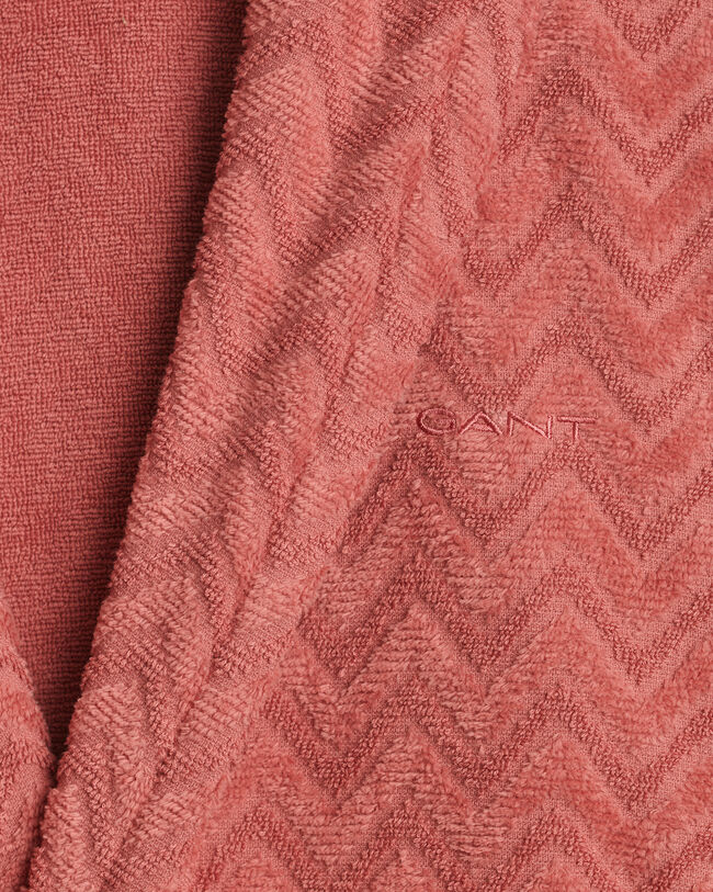 Jacquard Herringbone Bademantel