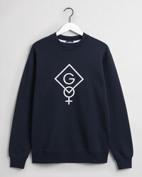 Graphic Logo Rundhals-Sweatshirt