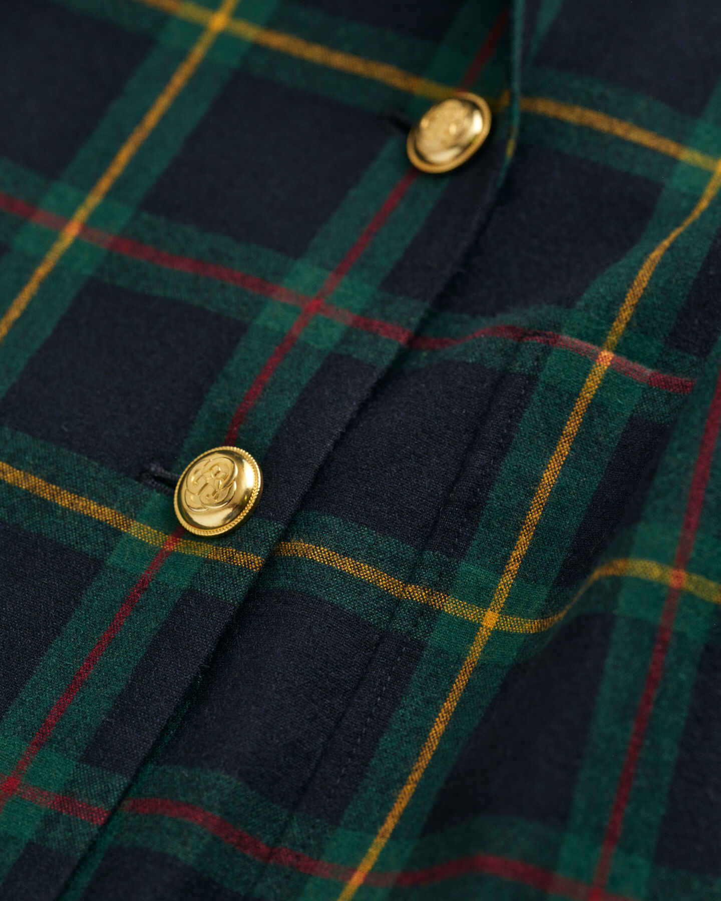 Regular Fit Anzugblazer mit Karomuster