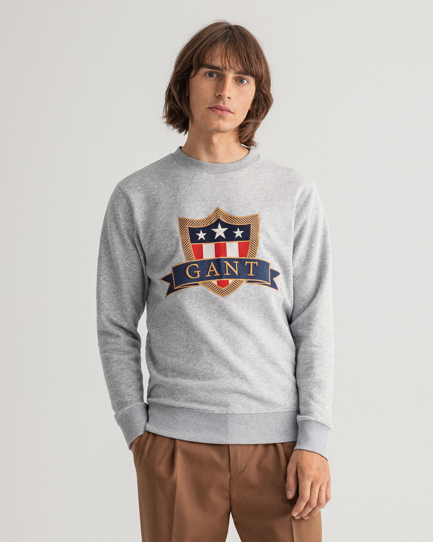 Banner Shield Rundhals-Sweatshirt
