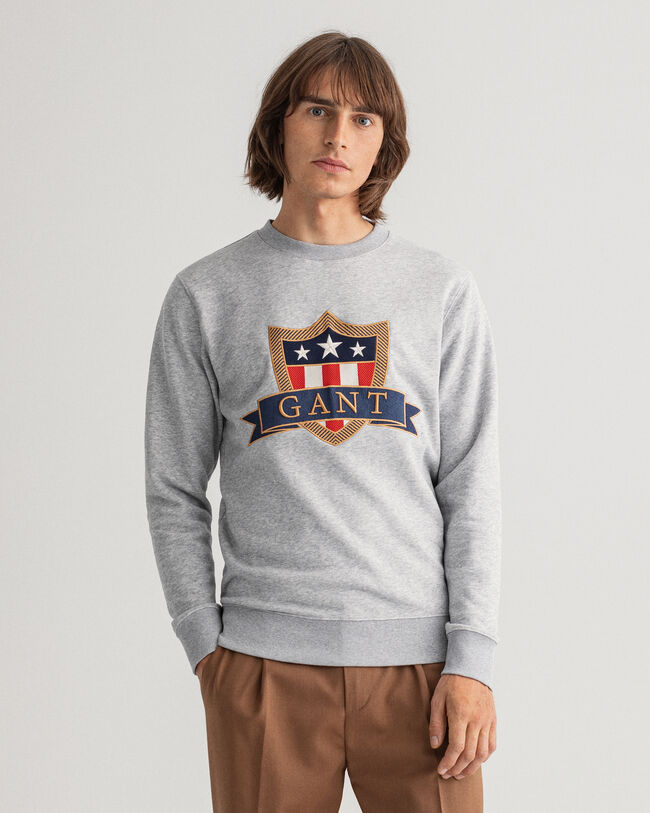 Banner Shield Rundhals-Sweatshirt