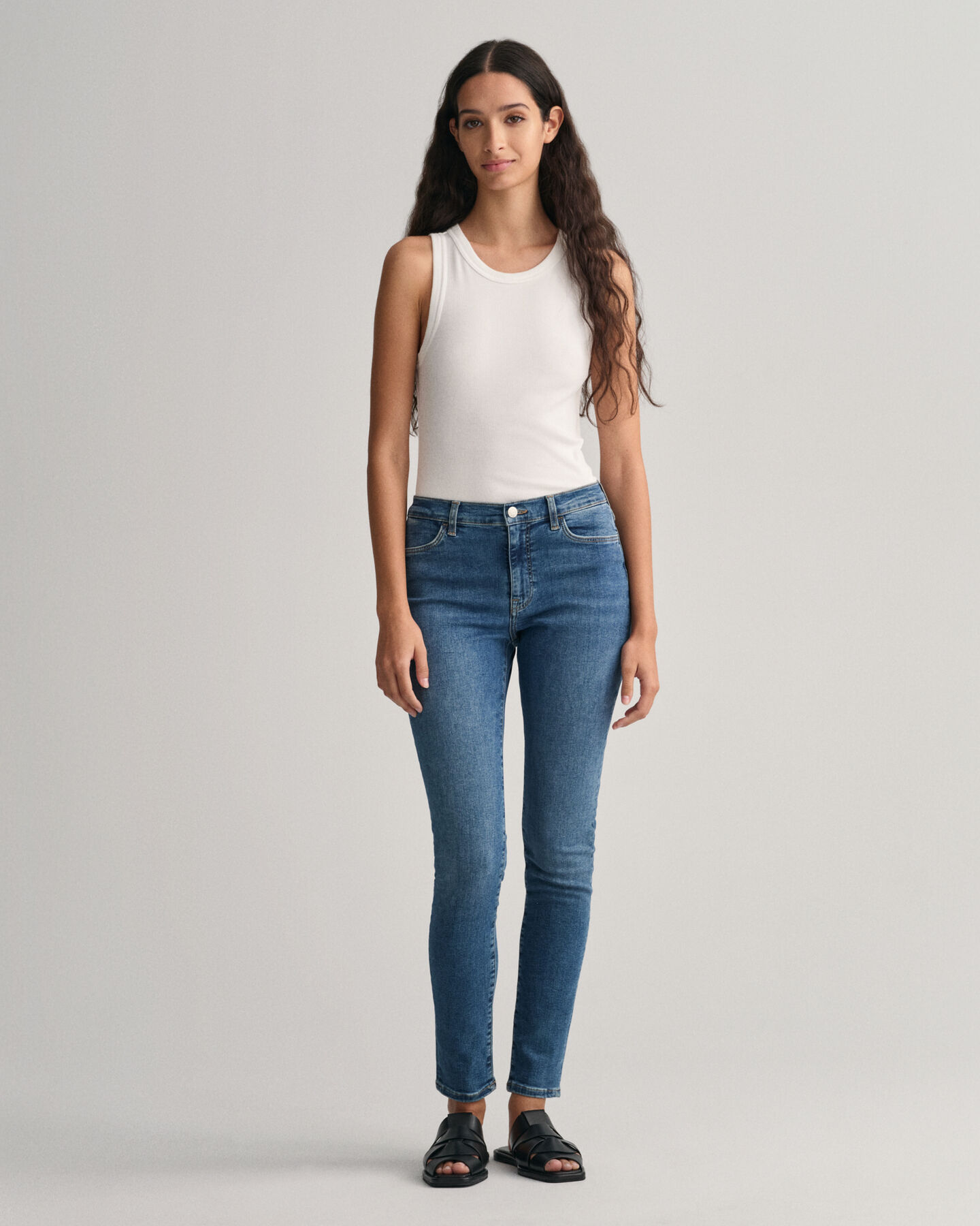 Nella Travel Skinny Jeans in Indigoblau