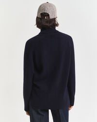 Weicher Rollkragenpullover aus Wolle mit Kaschmiranteil