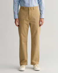 Straight Fit Twill Chinohose