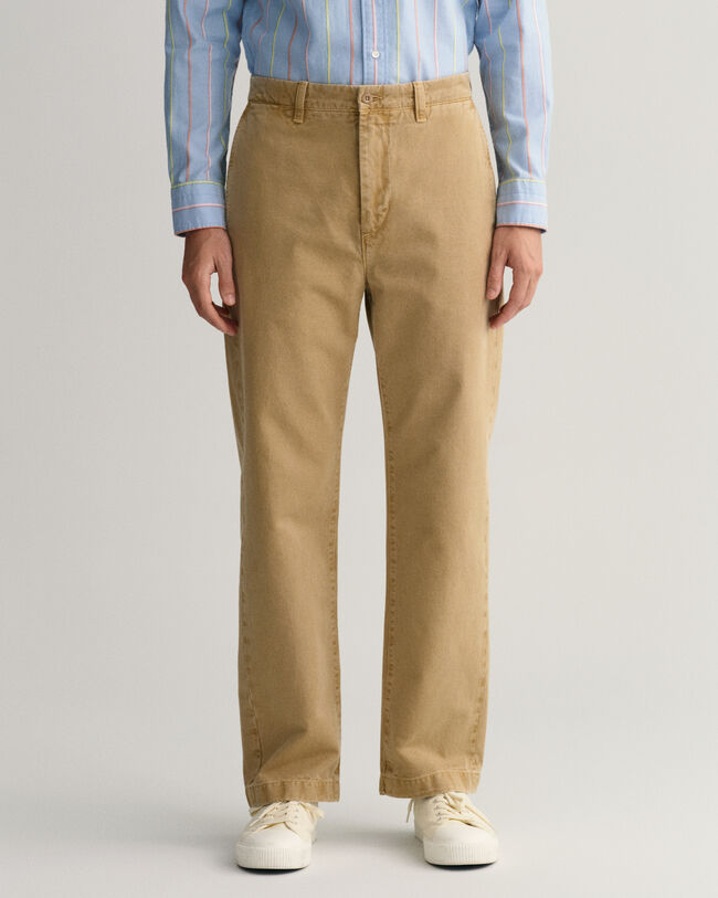 Straight Fit Twill Chinohose