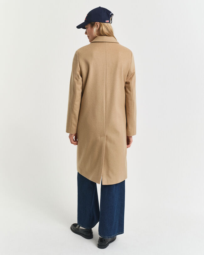 Taillierter Classic Mantel aus Wollmischung