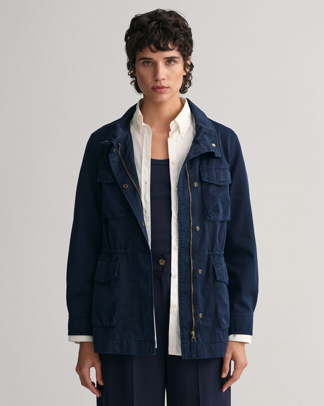 Stückgefärbte Feldjacke