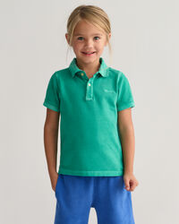 Kids Sunfaded Piqu&eacute; Poloshirt