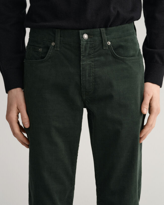 Hayes Slim Fit Cord-Jeans