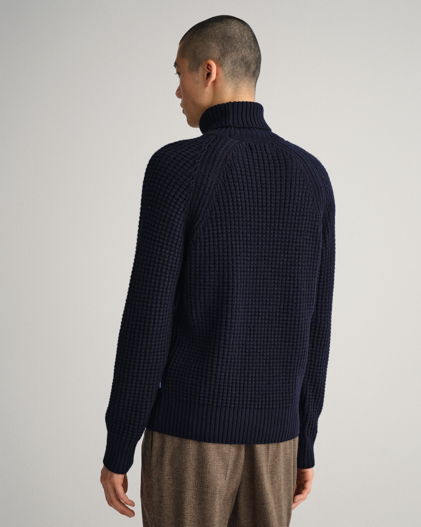 Textured Rollkragenpullover