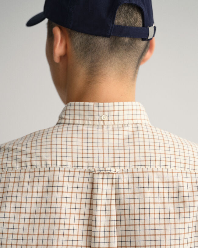 Regular Fit Window Check Twillhemd