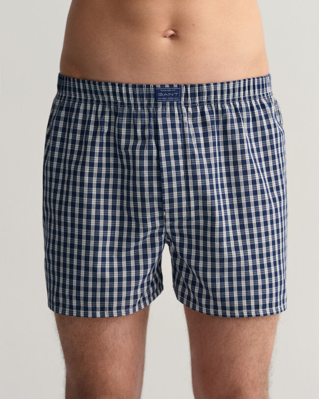 2er-Pack Boxershorts Streifen & Karos
