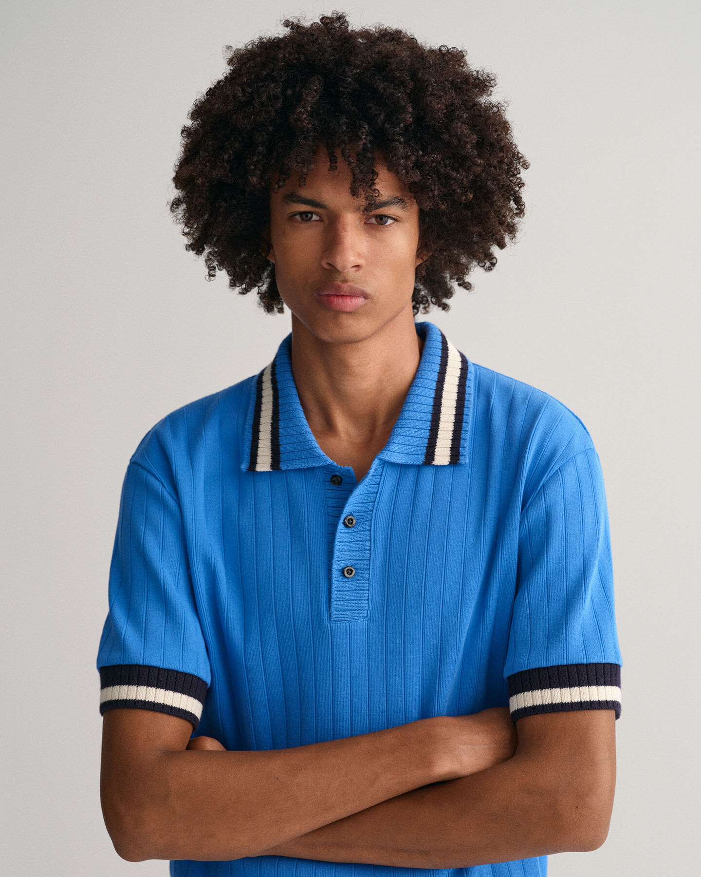 Drop-Needle Piqu&eacute; Poloshirt