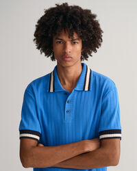 Drop-Needle Piqu&eacute; Poloshirt