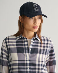 Regular Fit Baumwoll Seiden Karobluse