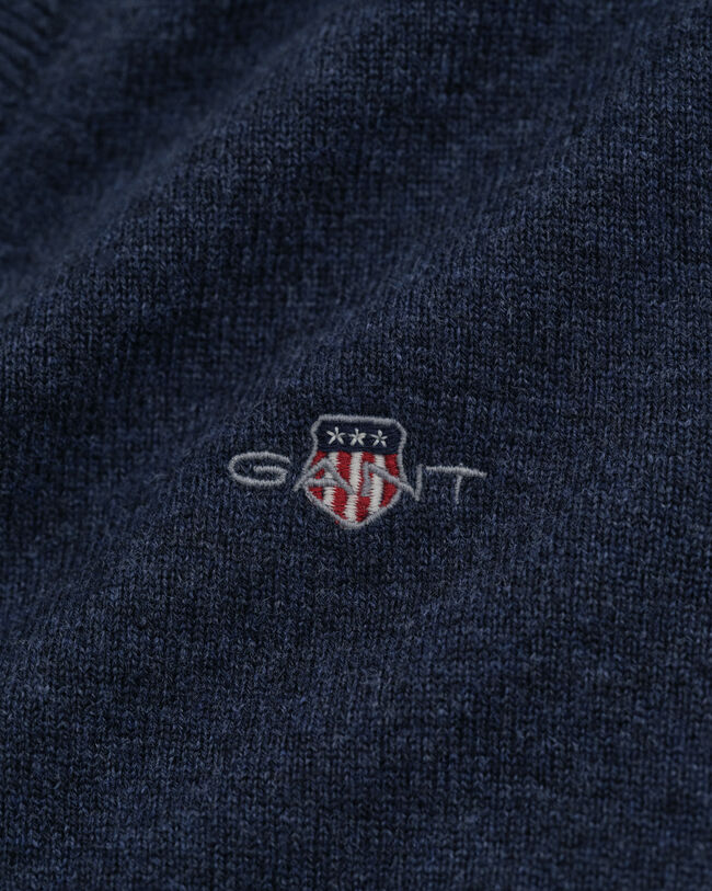 Superfine Lambswool V-Neck Pullover