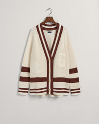 Oversized GANT Varsity Strickjacke