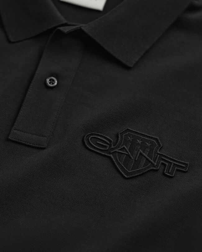Tonal Shield Poloshirt